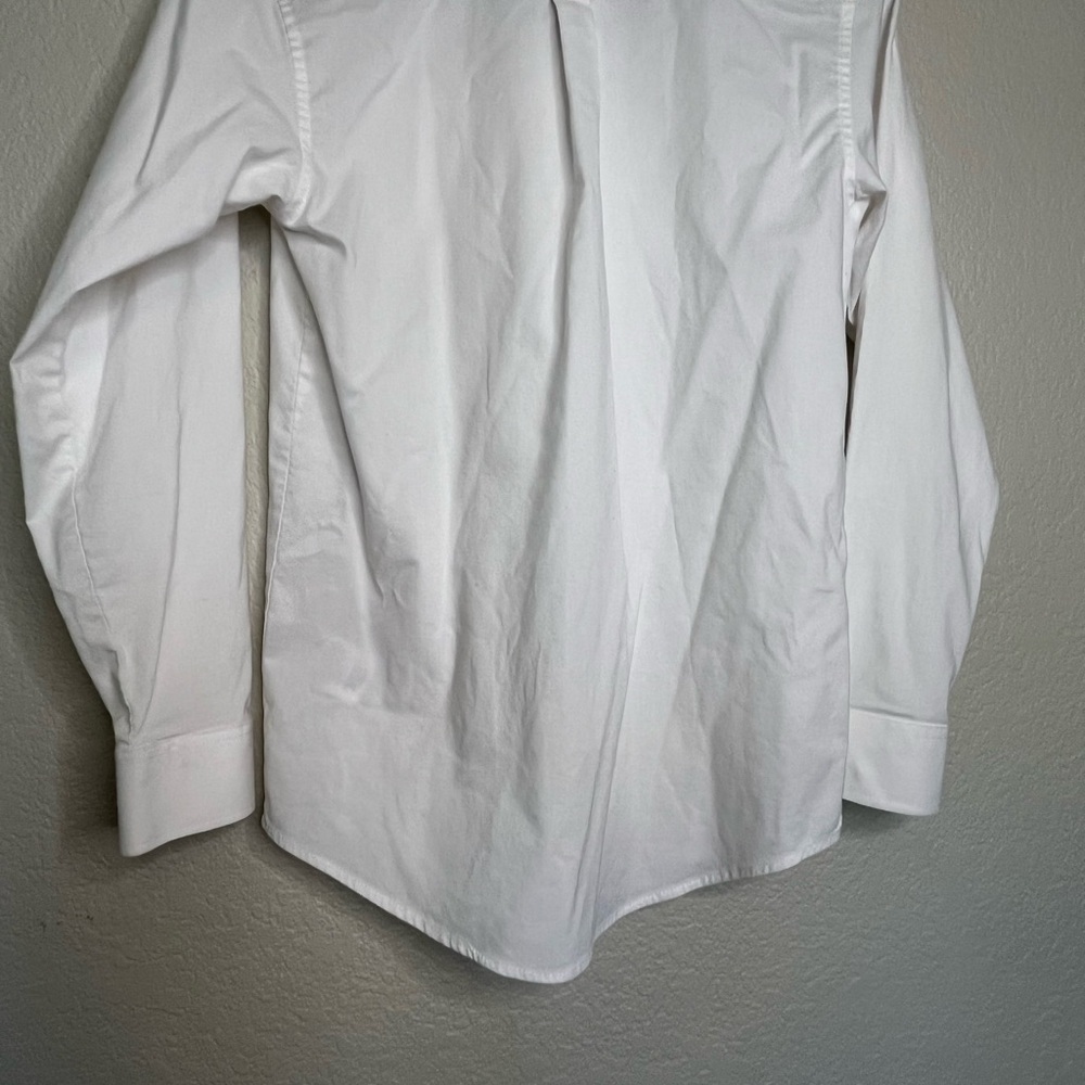 IZOD White Button-Down Dress Shirt One Front Pocket Boys Size 14/16 - Picture 8 of 11